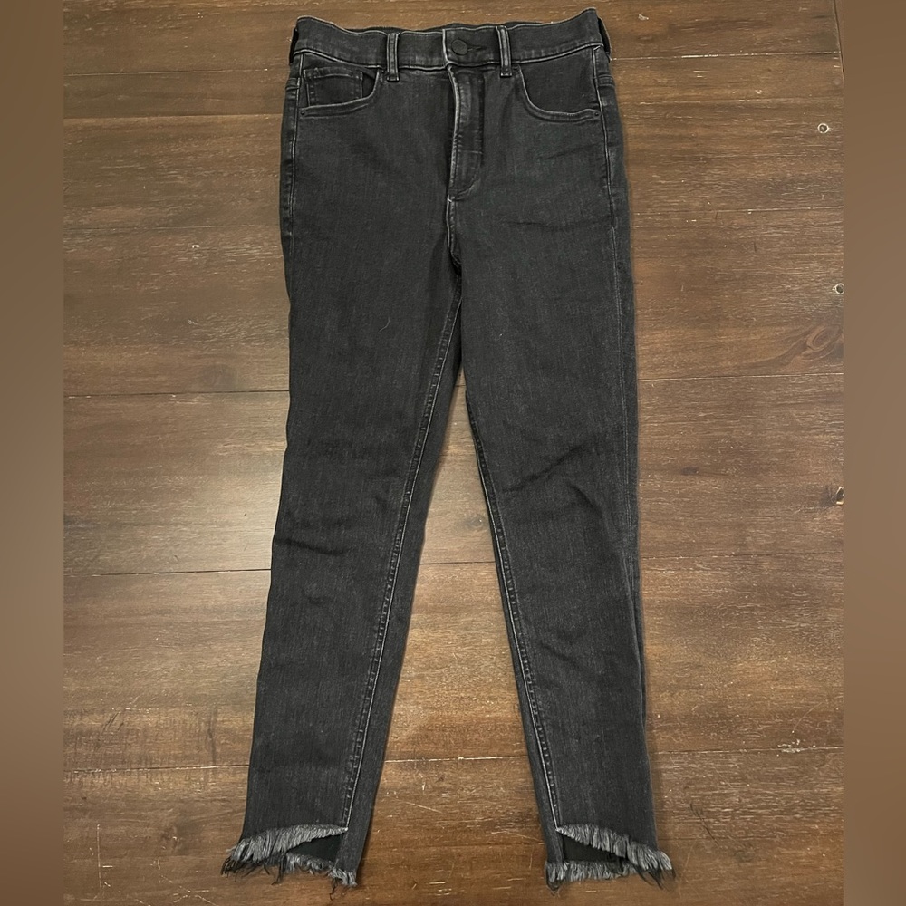 EXPRESS Ankle Legging Super High Rise Jean